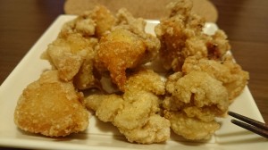 塩唐揚げ。時間もかからず簡単にできる。